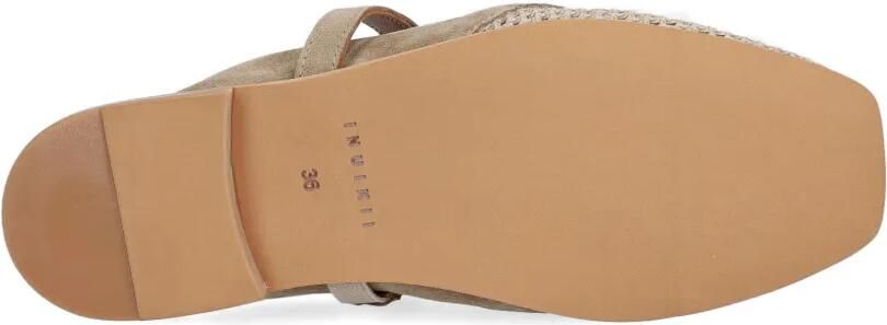 Inuikii Lazy NY muiltjes met gehaakt detail Beige - Foto 5