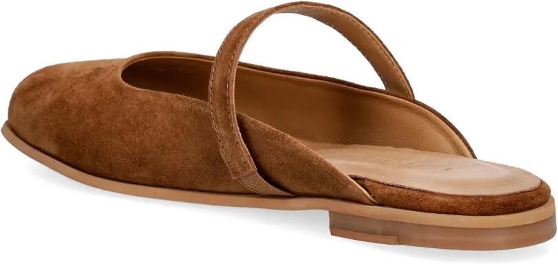 Inuikii Lazy NY suède slip-on ballerina's Bruin - Foto 2