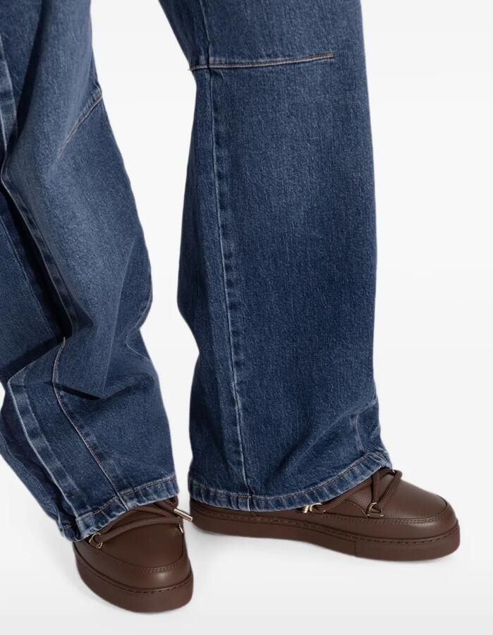 Inuikii Leren snowboots met veters Bruin - Foto 2