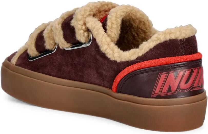 Inuikii Lila sneakers met klittenband Bruin - Foto 3