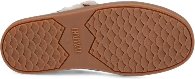Inuikii Loafers met lammy afwerking en koeienprint Bruin - Foto 5