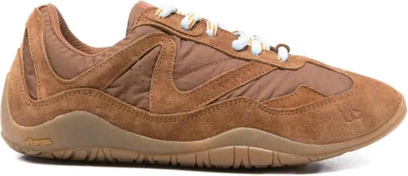 Inuikii Maliah Sky sneakers met suède vlak Bruin