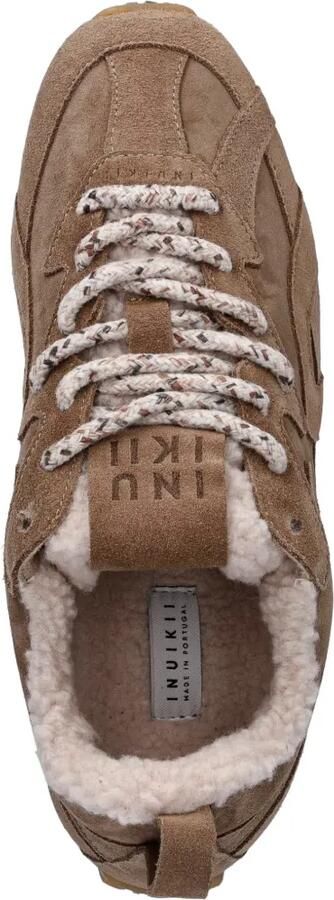 Inuikii Maribella suède sneakers Bruin - Foto 4