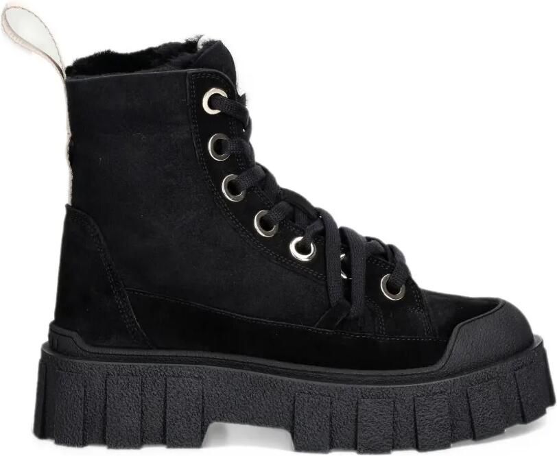Inuikii Matilda chunky-sole lace-up boots Zwart