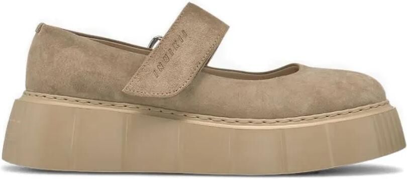 Inuikii Matilda M.J. suède ballerina's Beige