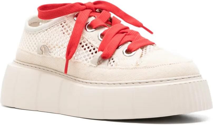 Inuikii Matilda Net sneakers Beige - Foto 4