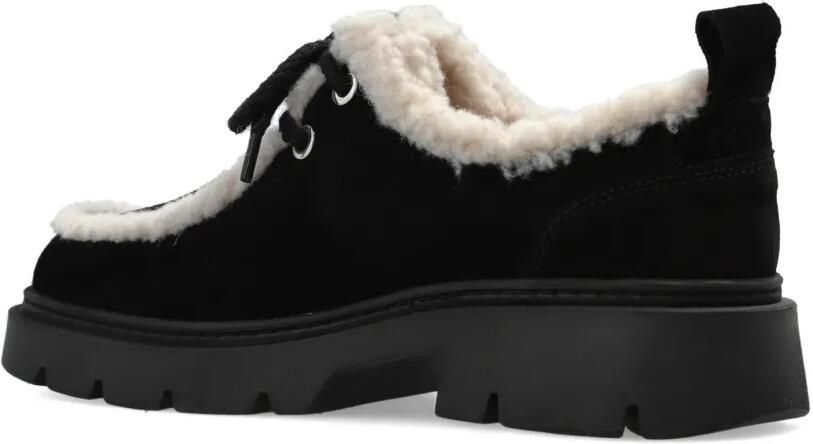Inuikii Mocabee Curly ballerina's met lammy afwerking Zwart - Foto 2