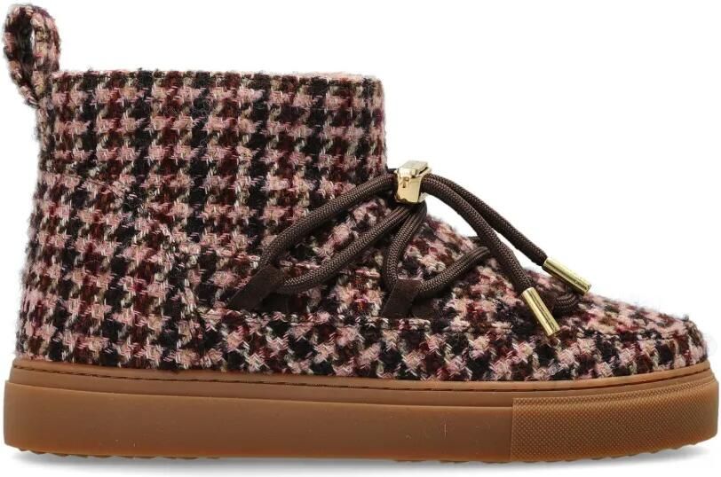 Inuikii Plaid Low snowboots Bruin