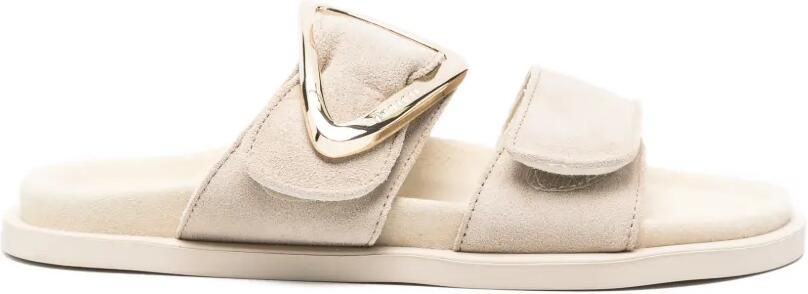 Inuikii Sandalen met gesp Beige