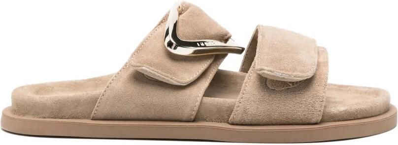 Inuikii Sandalen met gesp Beige