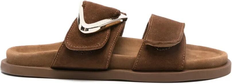 Inuikii Sandalen met gesp Bruin