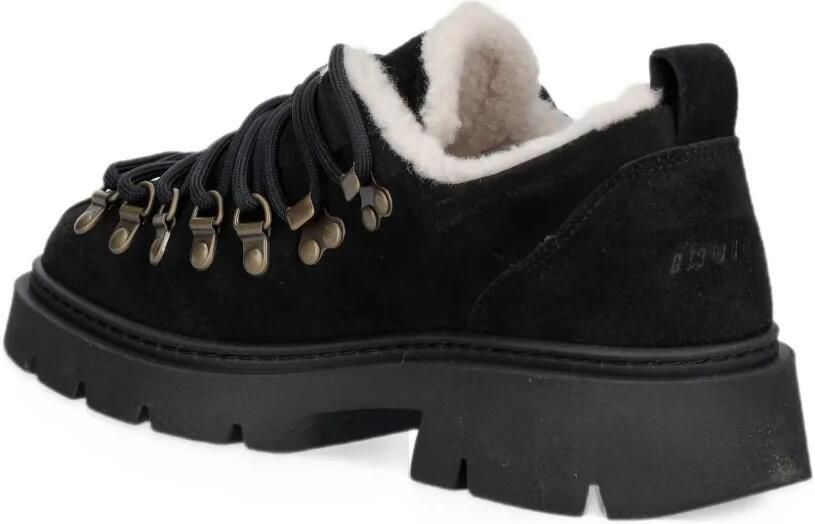 Inuikii shearling-lined suede sneakers Zwart - Foto 2