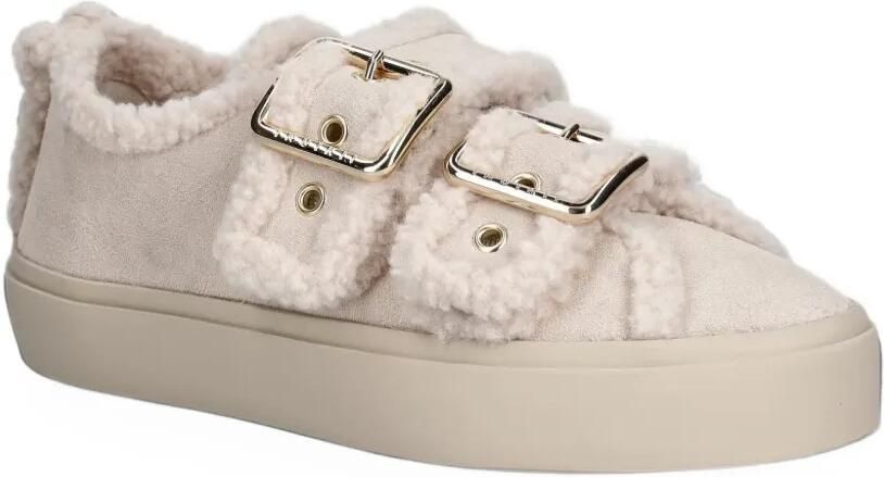 Inuikii Sneakers met lammy afwerking en gesp Wit - Foto 2