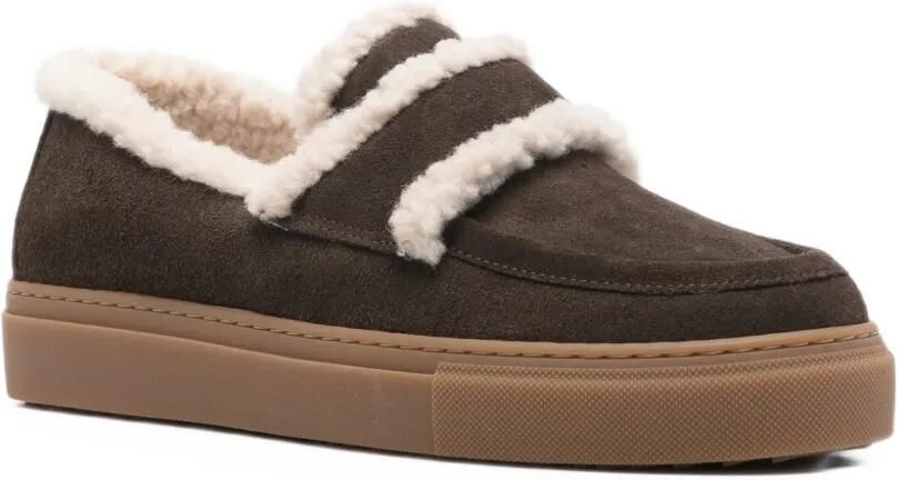 Inuikii Sneakers met lammy afwerking Bruin - Foto 2