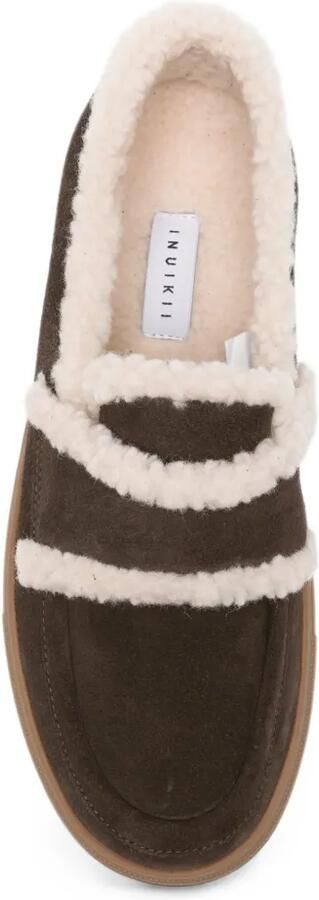 Inuikii Sneakers met lammy afwerking Bruin - Foto 3