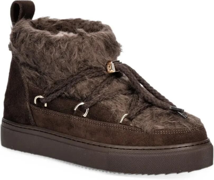 Inuikii shearling-trim suede boots Bruin - Foto 2