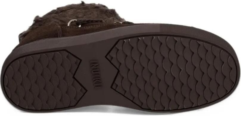 Inuikii shearling-trim suede boots Bruin - Foto 5