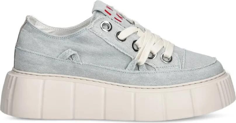 Inuikii Sneakers met chunky zool en franje Blauw