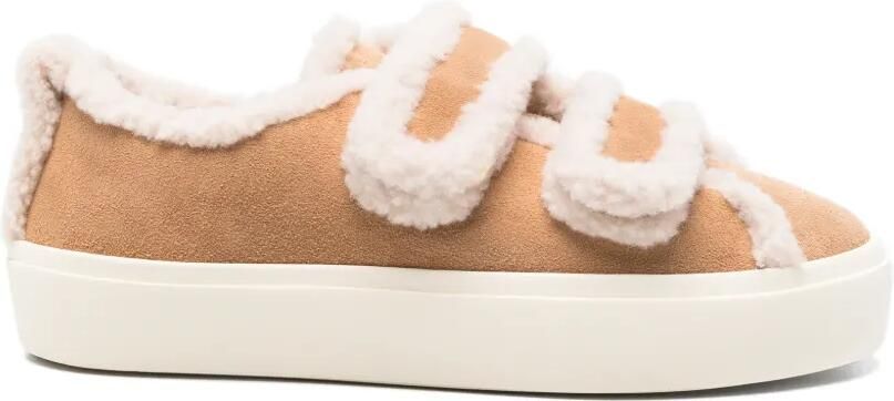 Inuikii Sneakers met klittenband Beige