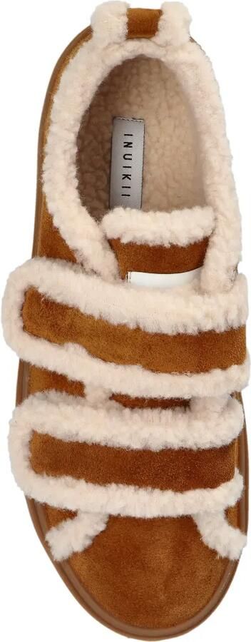 Inuikii Sneakers met klittenband Bruin - Foto 4