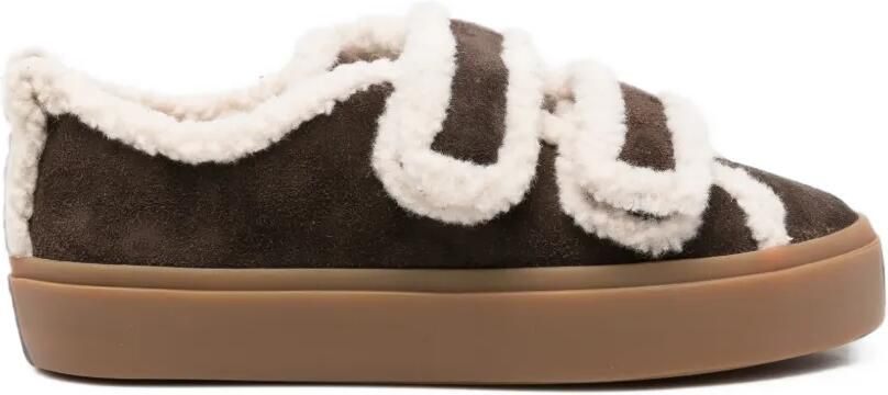 Inuikii Sneakers met klittenband Bruin
