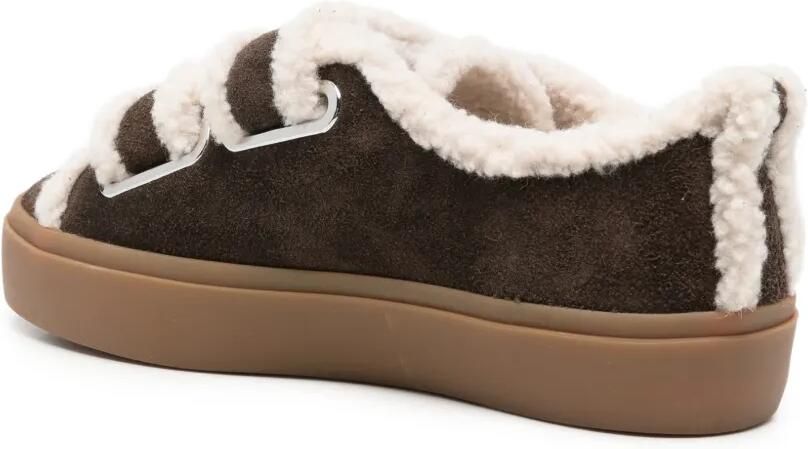 Inuikii Sneakers met klittenband Bruin - Foto 3