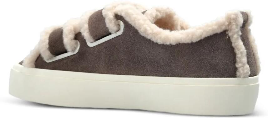 Inuikii Sneakers met klittenband en lammy afwerking Bruin - Foto 4