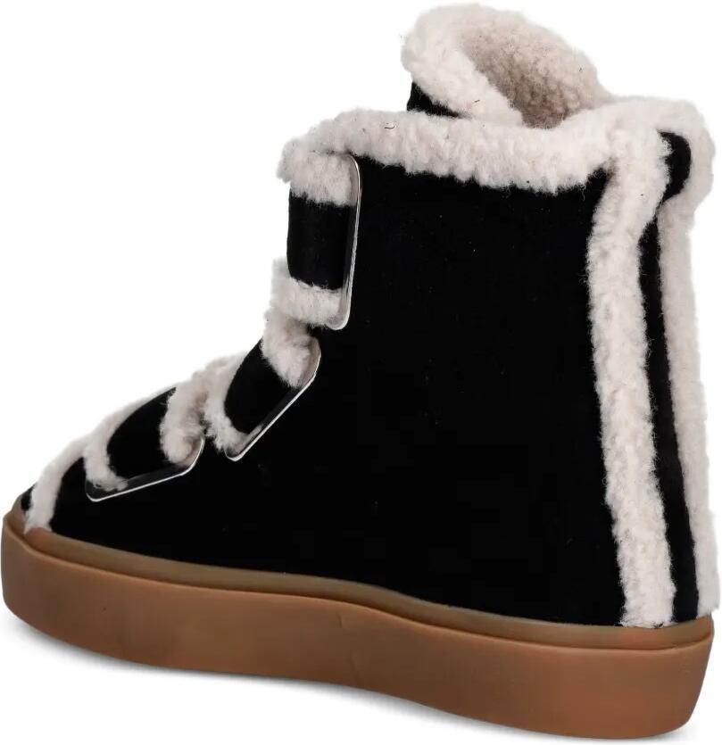 Inuikii Sneakers met klittenband en lammy afwerking Zwart - Foto 2