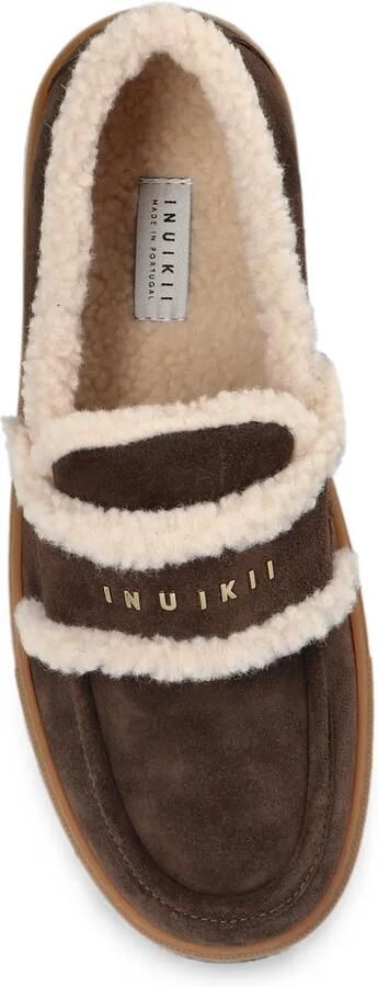Inuikii Sneakers met lammy afwerking Bruin - Foto 3
