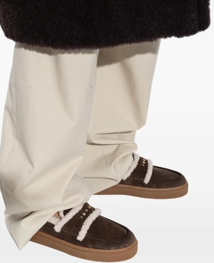 Inuikii Sneakers met lammy afwerking Bruin - Foto 2