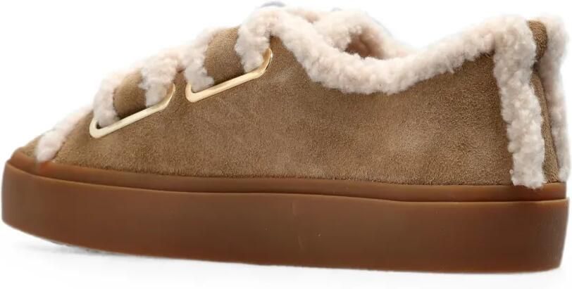 Inuikii Sneakers met lammy afwerking en gesp Bruin - Foto 3