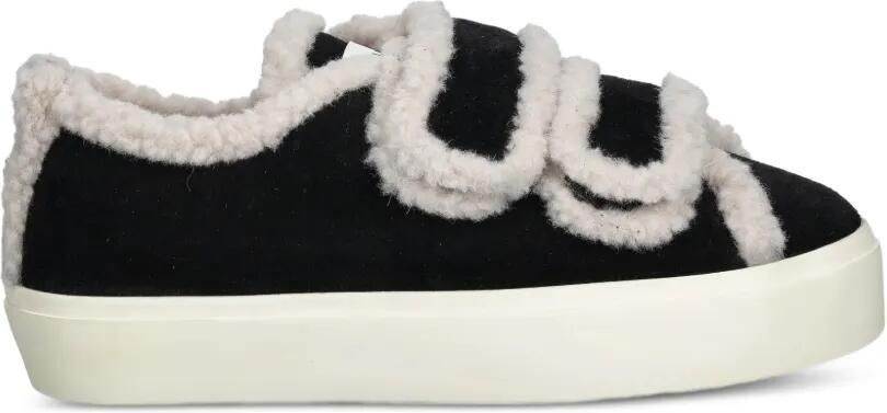 Inuikii Sneakers met lammy afwerking Zwart