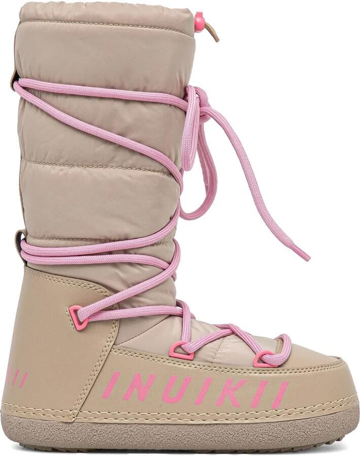 Inuikii Snowboots met logo Beige