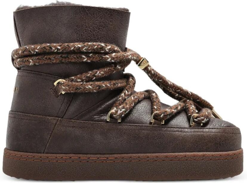 Inuikii Snowboots met plateauzool Bruin