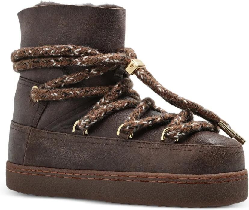 Inuikii Snowboots met plateauzool Bruin - Foto 4
