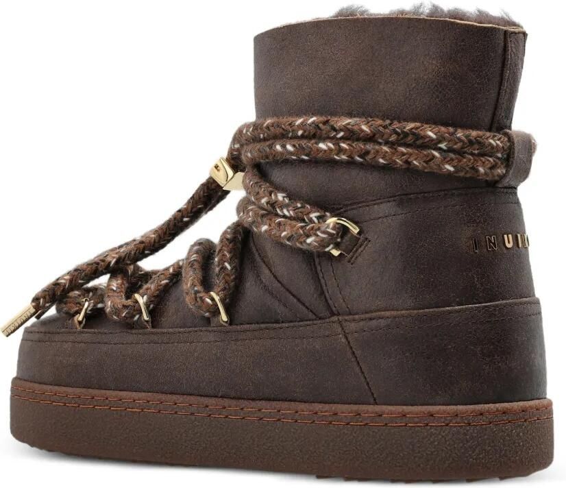 Inuikii Snowboots met plateauzool Bruin - Foto 3
