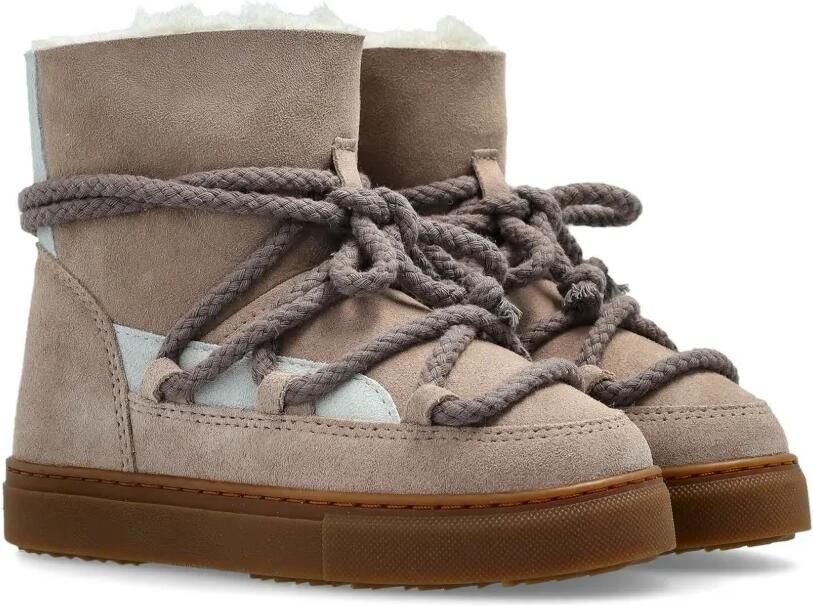 Inuikii Suède laarzen met patchwork Grijs - Foto 2