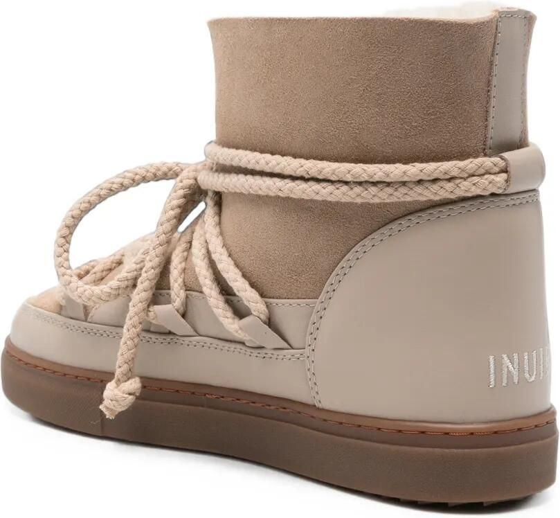 Inuikii Suède veterlaarzen Beige - Foto 2