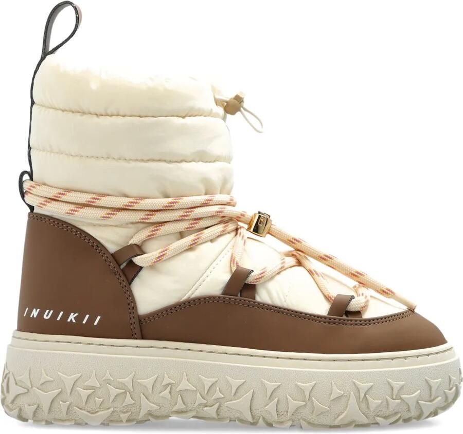 Inuikii Technical Performance gewatteerde snow boots met veters Wit