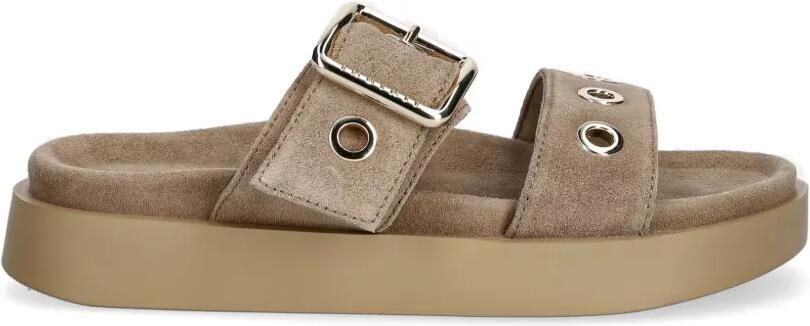 Inuikii Tilda sandalen met gespsluiting Beige