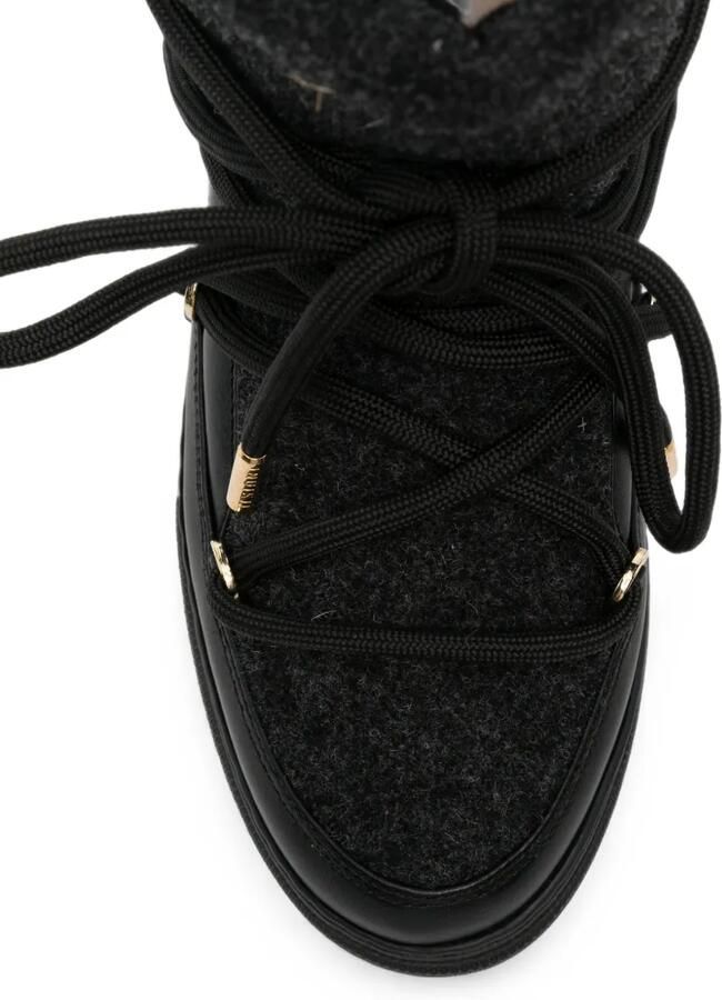 Inuikii Vilten snowboots met leren afwerking Zwart - Foto 3