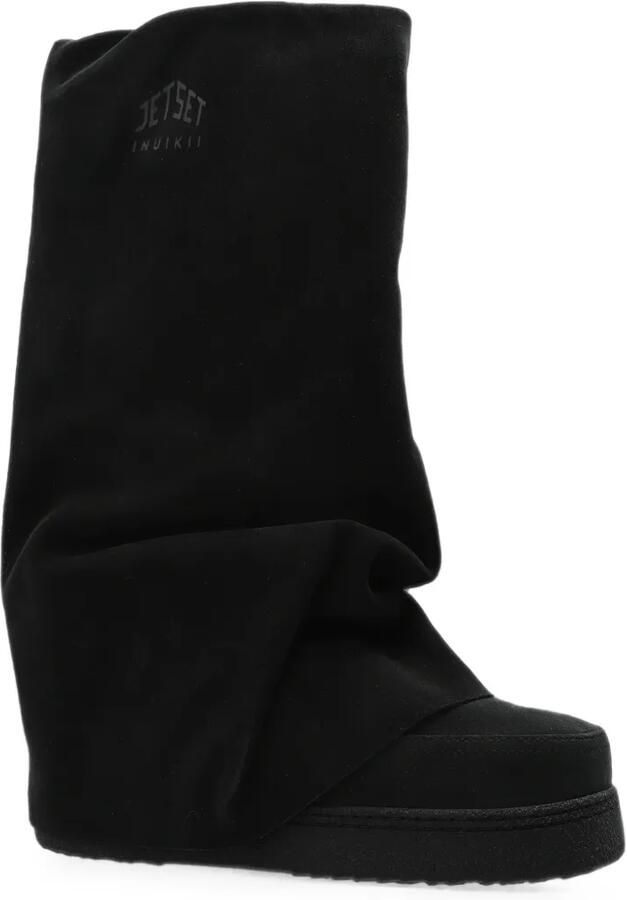 Inuikii x Jetset Drape High halfhoge laarzen Zwart - Foto 3