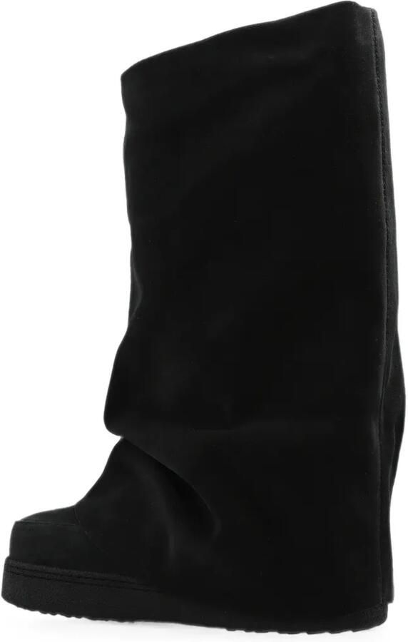 Inuikii x Jetset Drape High halfhoge laarzen Zwart - Foto 4