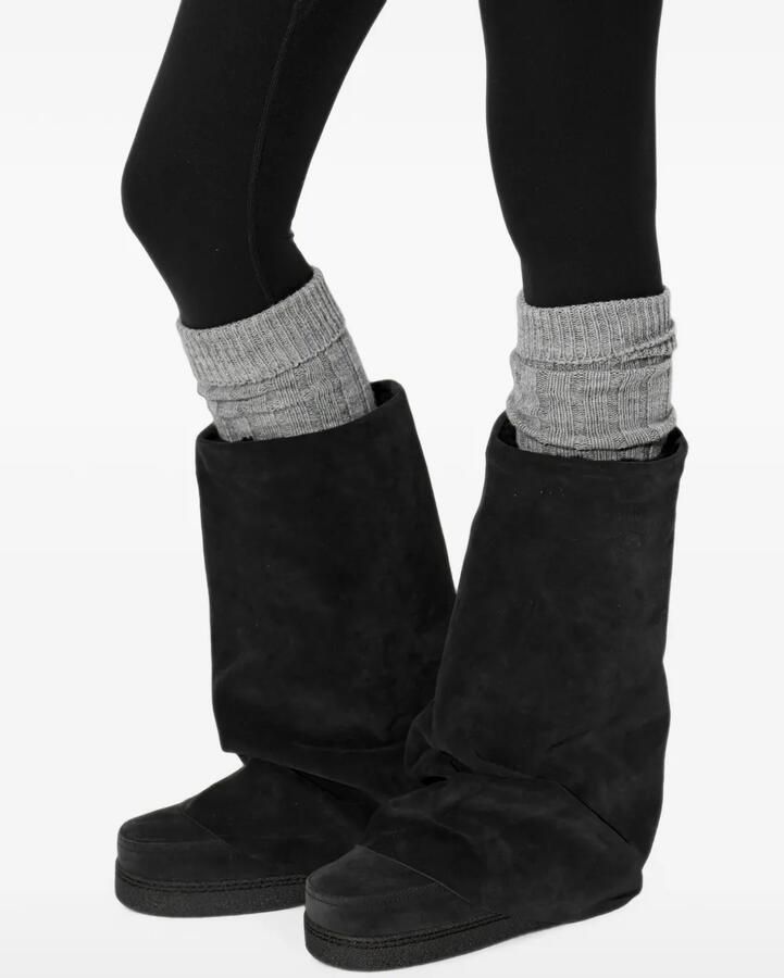 Inuikii x Jetset Drape High halfhoge laarzen Zwart - Foto 2
