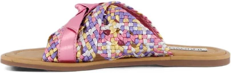 INUOVO Gevlochten sandalen met strik-detail Roze - Foto 5