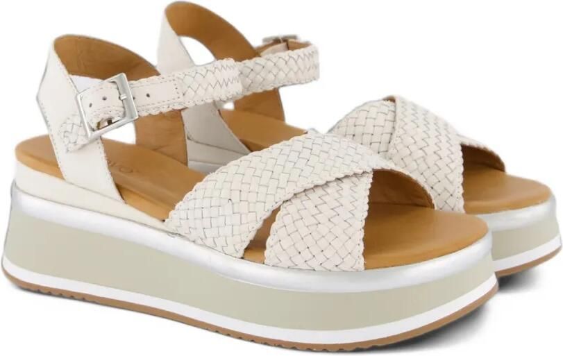 INUOVO Sandalen met plateauzool Beige - Foto 2