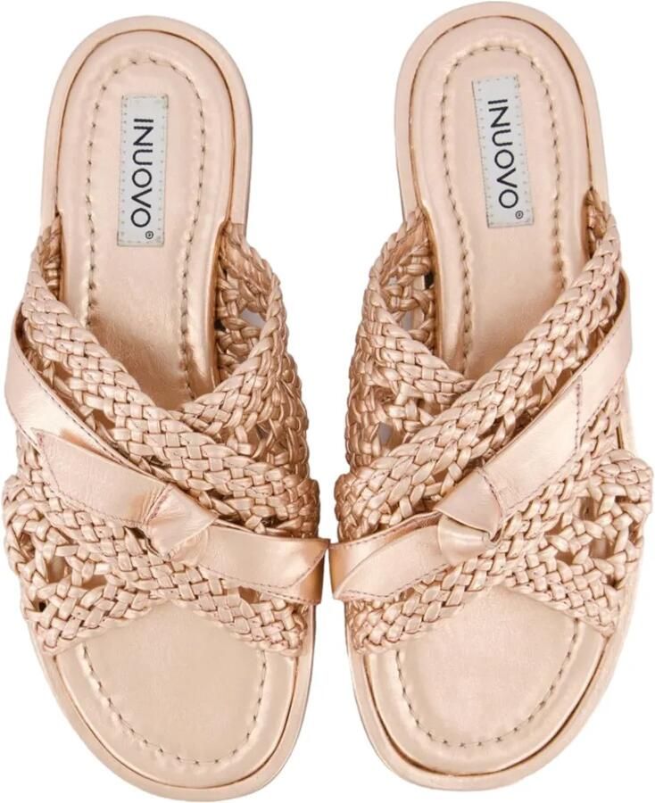 INUOVO Gevlochten sandalen Roze - Foto 3