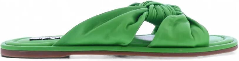 INUOVO Leren sandalen Groen
