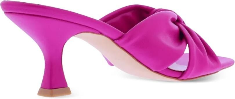 INUOVO Geknoopte sandalen met vierkante neus Roze - Foto 3