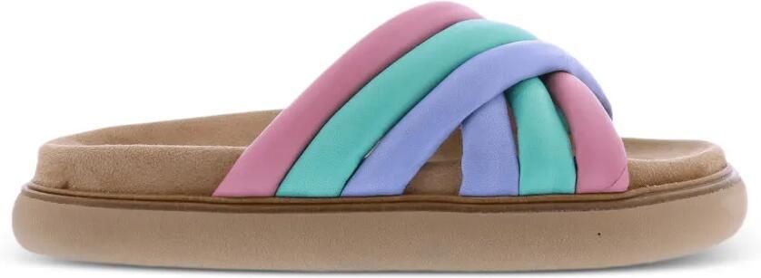 INUOVO Gewatteerde sandalen met kruisbandjes Roze